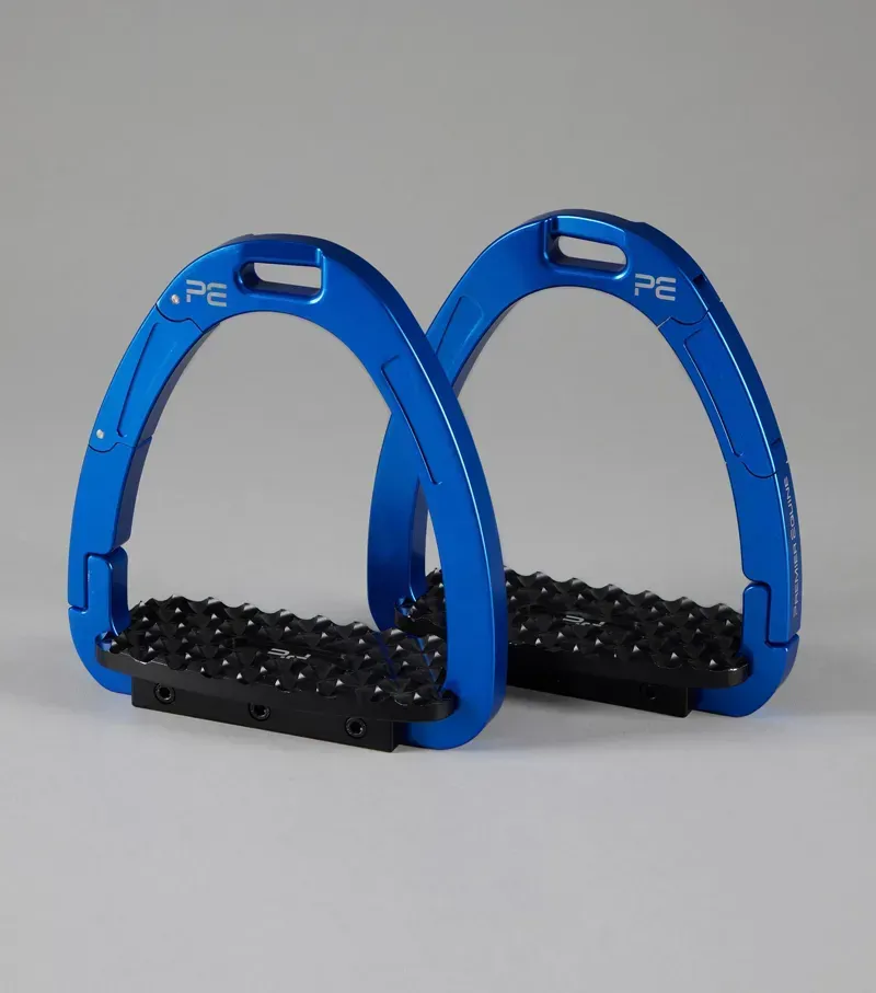 Premier Equine Intego Duo Safety Stirrups - Blue