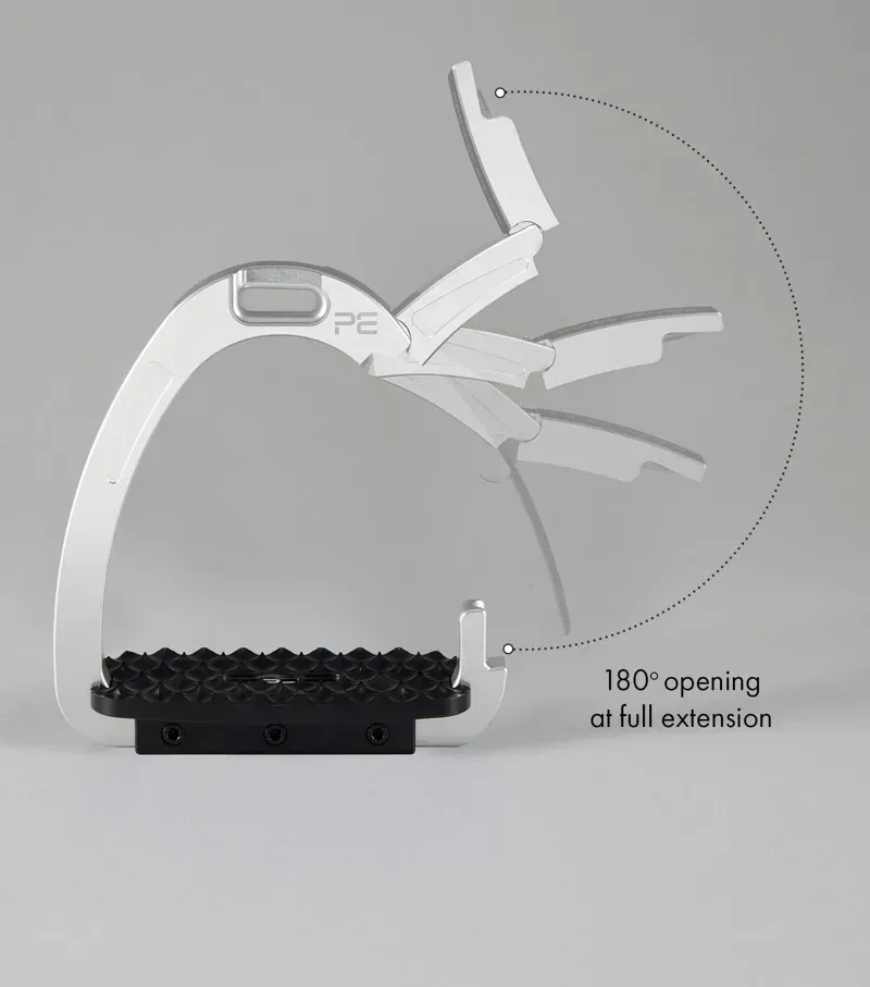 Premier Equine  Intego Duo Safety Stirrups - Silver-4