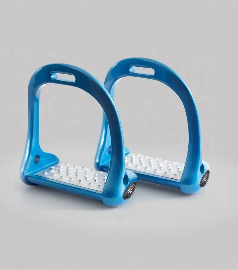 Premier Equine Jopollo Aluminium Performance Stirrups - Blue