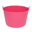 Red Gorilla Tub Xlarge Heavy Duty Flexible Plastic Utility Tub 75L - Pink
