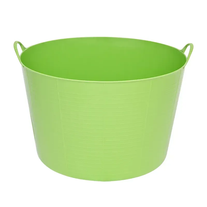 Red Gorilla Tub Xlarge Heavy Duty Flexible Plastic Utility Tub 75L - Pistachio