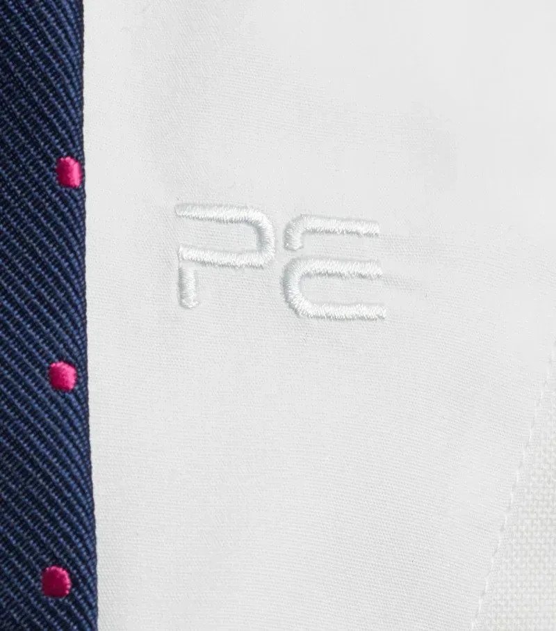 Premier Equine Girls Luciana Short Sleeve Show Shirt - White-4