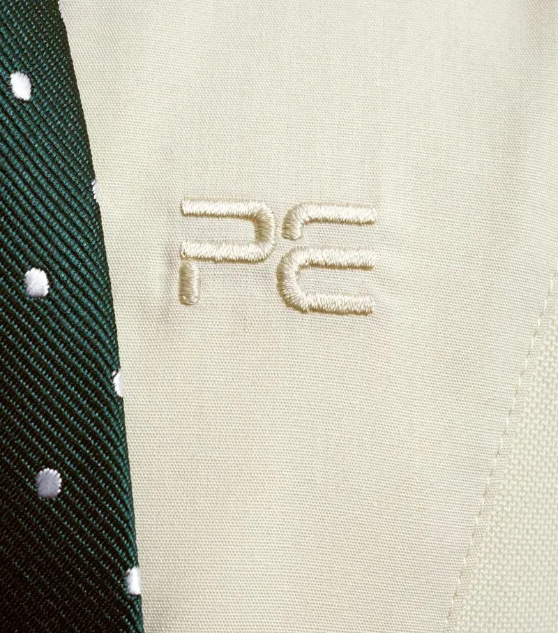 Premier Equine Luciana Girls Short Sleeve Show Shirt - Vanilla-3