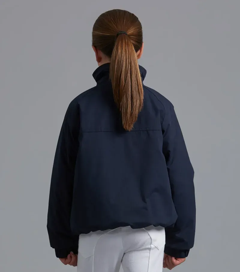 Premier Equine Junior Pro Rider Unisex Riding Jacket - Navy-1