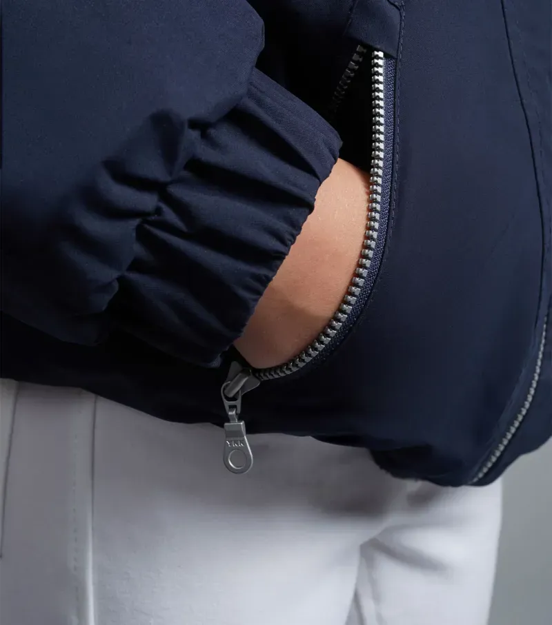 Premier Equine Junior Pro Rider Unisex Riding Jacket - Navy-4