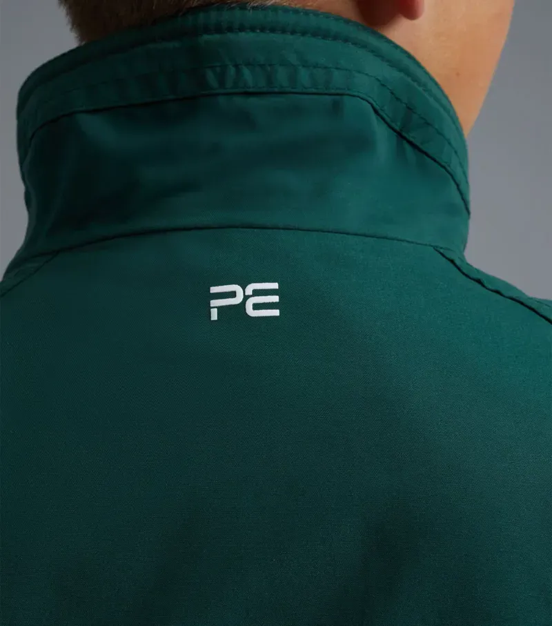 Premier Equine Junior Pro Rider Unisex Riding Jacket - Green-3