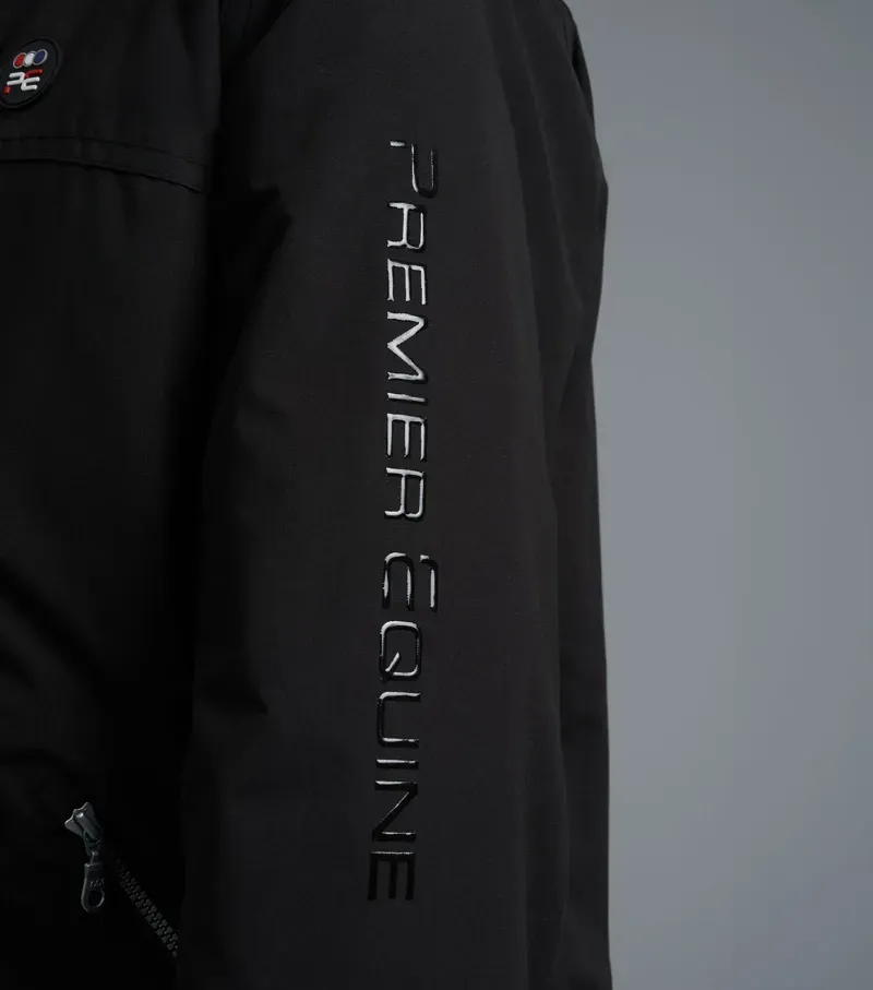 Premier Equine Junior Pro Rider Unisex Riding Jacket - Black-4