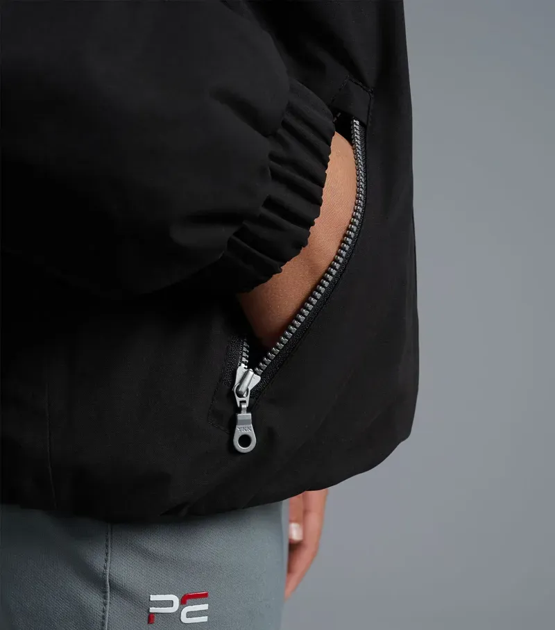 Premier Equine Junior Pro Rider Unisex Riding Jacket - Black-5