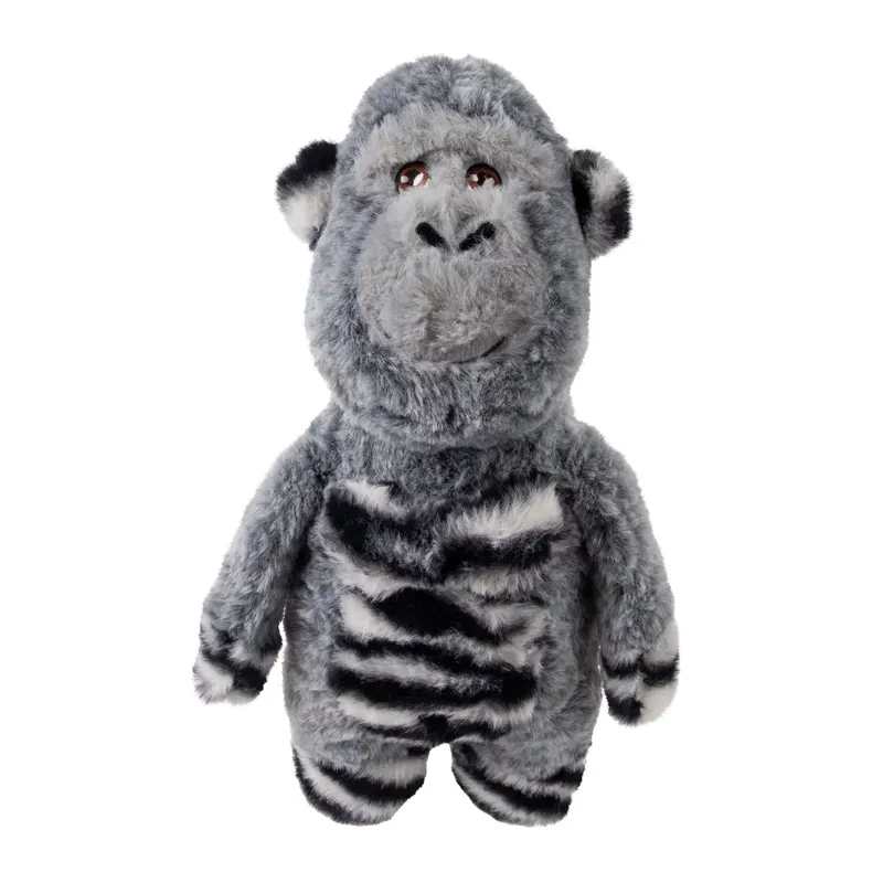 KONG Large Dog Toy Jungle Jamz Gorilla - Grey