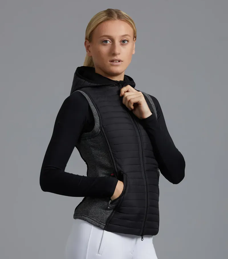 Premier Equine Ladies Lamera Hybrid Technical Riding Gilet - Navy