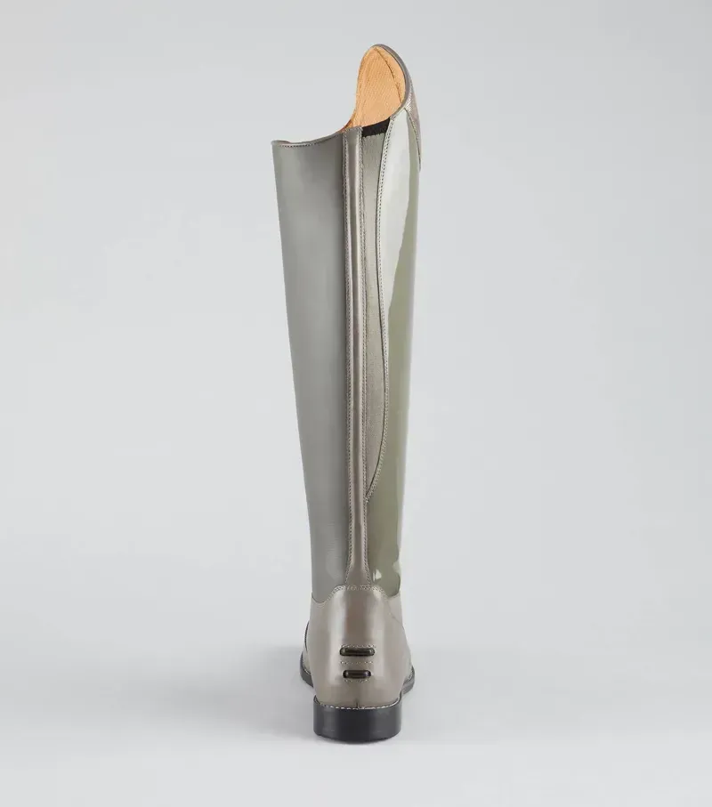 Premier Equine Ladies Levade Leather Dressage Riding Boot - Grey-1