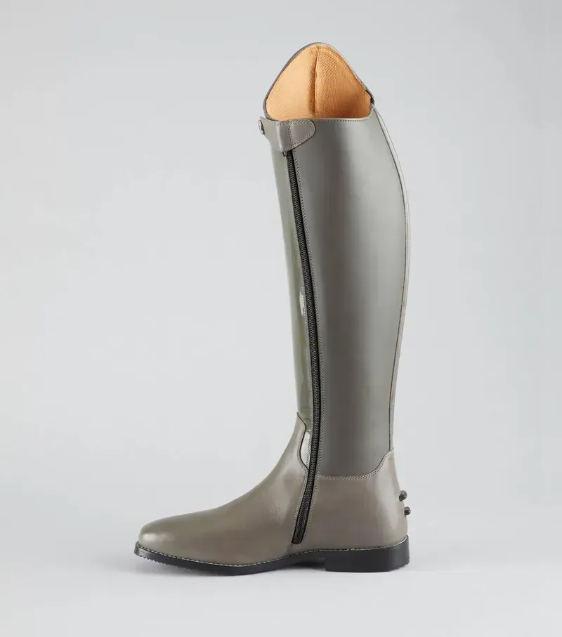 Premier Equine Ladies Levade Leather Dressage Riding Boot - Grey-2
