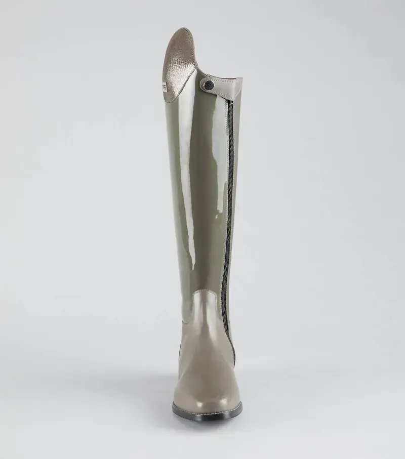 Premier Equine Ladies Levade Leather Dressage Riding Boot - Grey-4