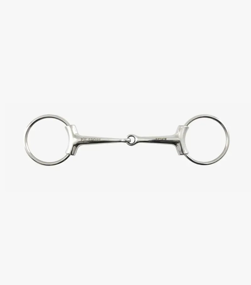 Premier Equine Loose Ring Sleeved Snaffle - Silver