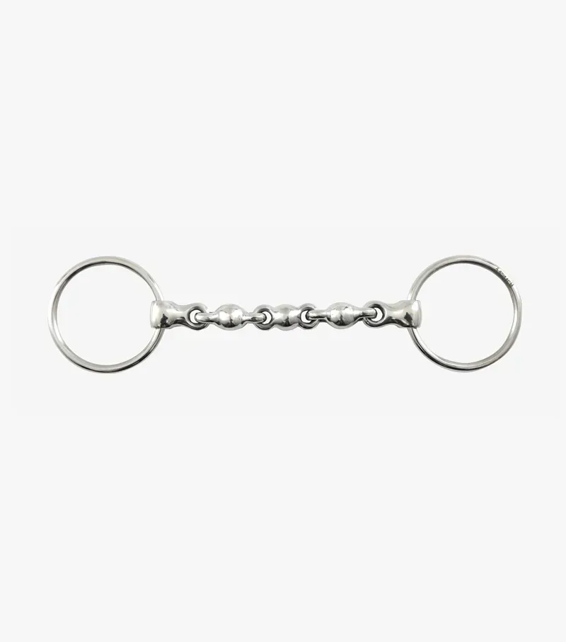 Premier Equine Loose Ring Waterford Bit - Silver