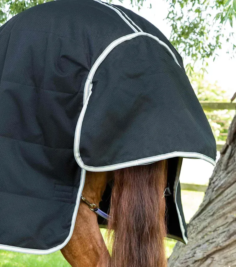 Premier Equine 100g Lucanta Demi Stable Rug - Black-4