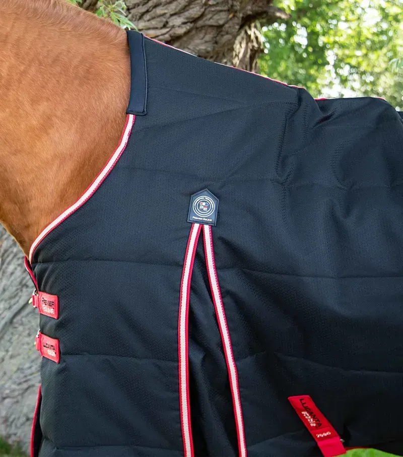 Premier Equine 200g Lucanta Demi Stable Rug - Black-1