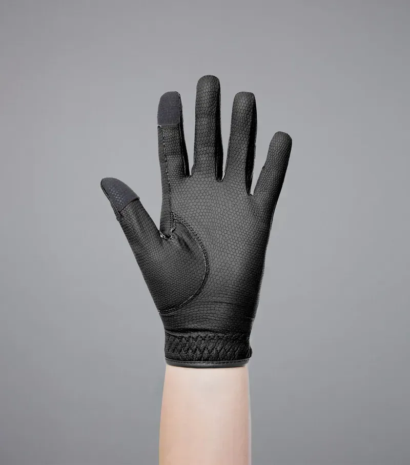 Premier Equine Metaro Junior Riding Gloves - Black-3