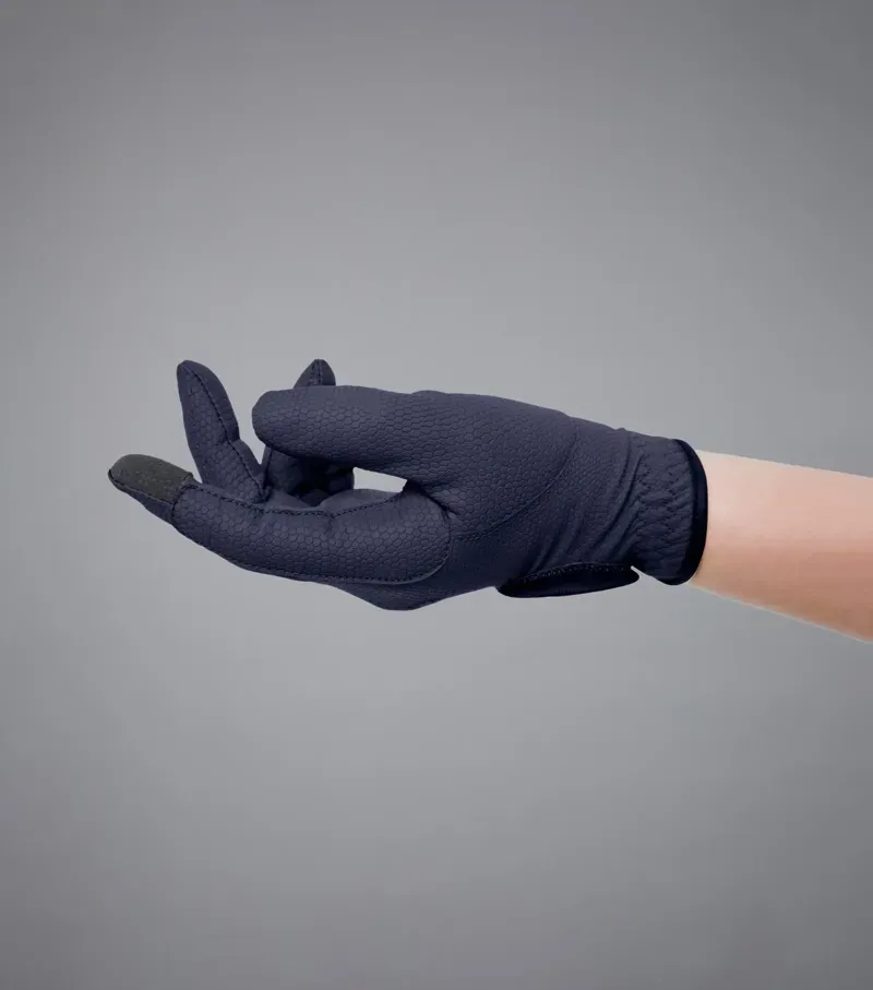Premier Equine Metaro Junior Riding Gloves - Navy-1