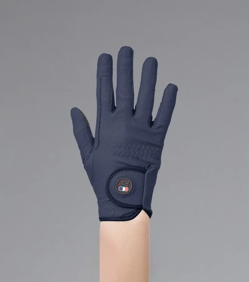 Premier Equine Metaro Junior Riding Gloves - Navy-2
