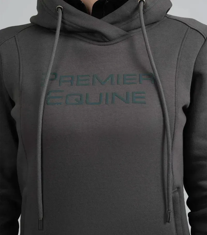 Premier Equine Lucia Ladies Hoodie - Grey-2