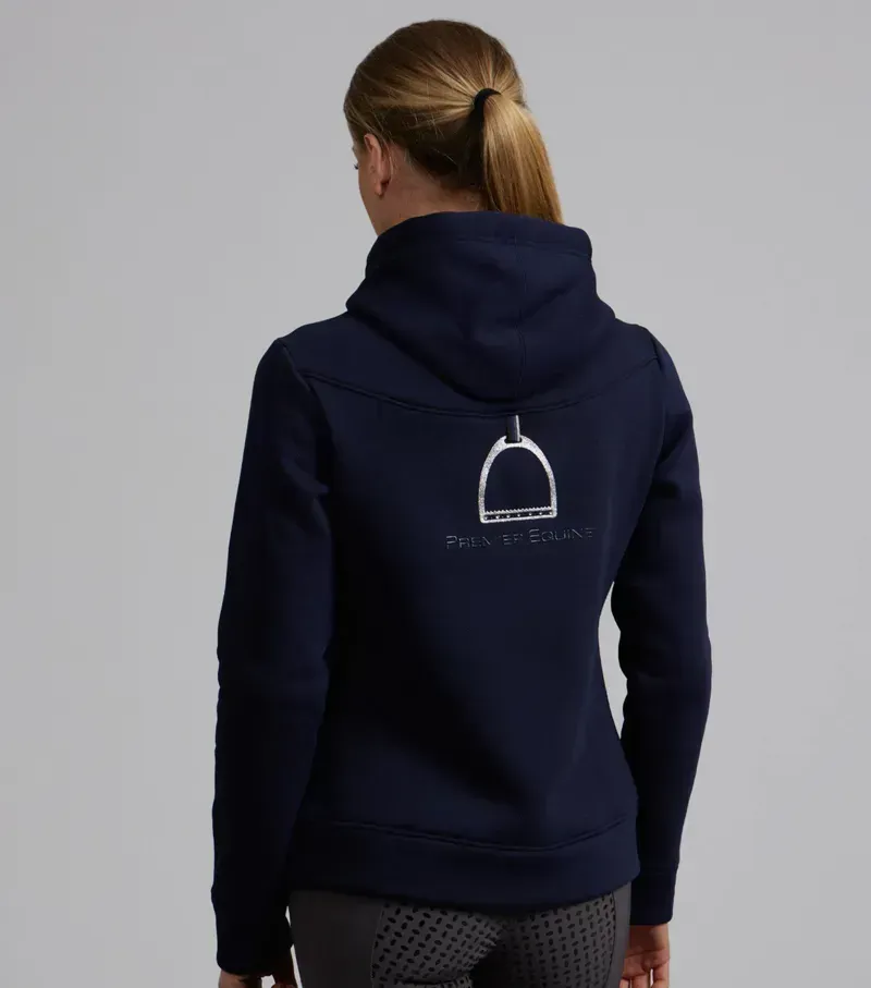 Premier Equine Lucia Ladies Hoodie - Navy-4