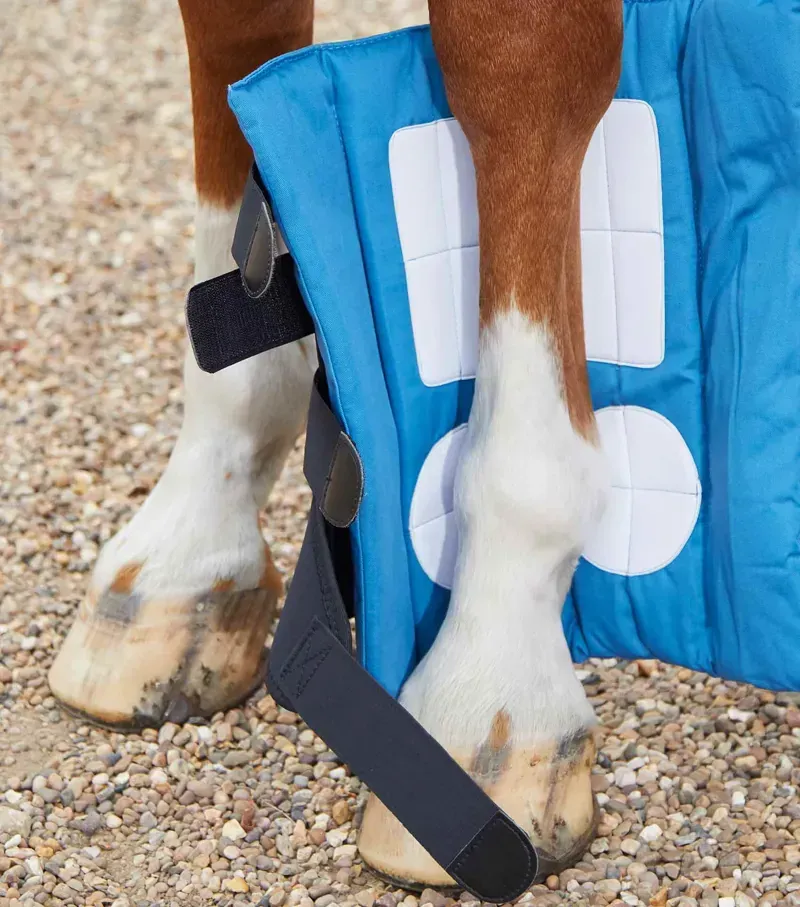 Premier Equine Spare Magni-Teque Boot Wrap Liners - Blue-1