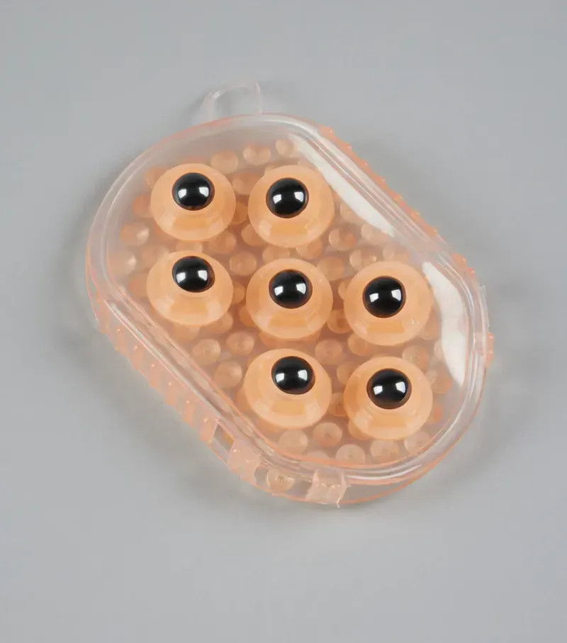 Premier Equine Magnetic Horse Massage Mitt - Amber