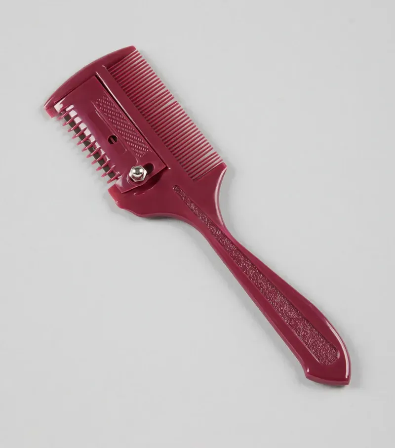 Premier Equine Mane Thinning Comb - Wine