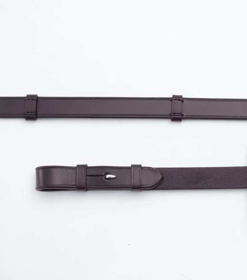Premier Equine 3/4 Matteo Leather Grip Reins - Brown-5