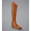 Premier Equine Ladies Maurizia Lace Front Tall Leather Riding Boot - Cognac