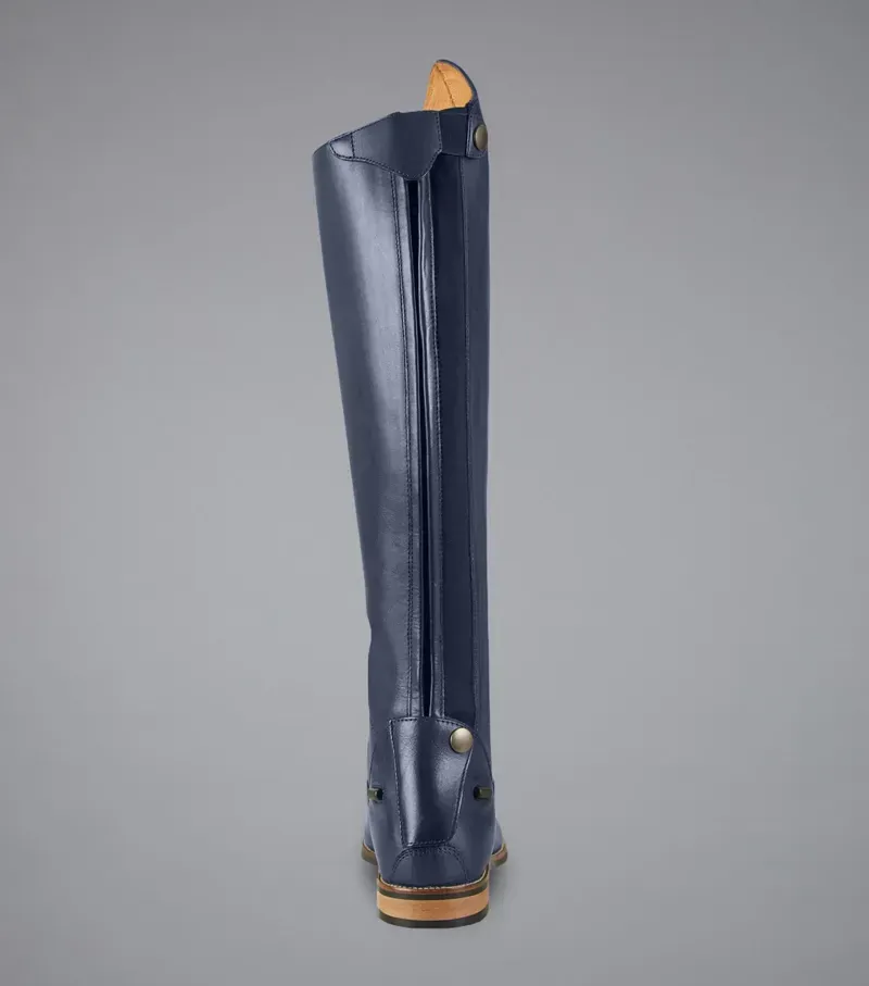 Premier Equine Ladies Maurizia Lace Front Tall Leather Riding Boot - Navy-2