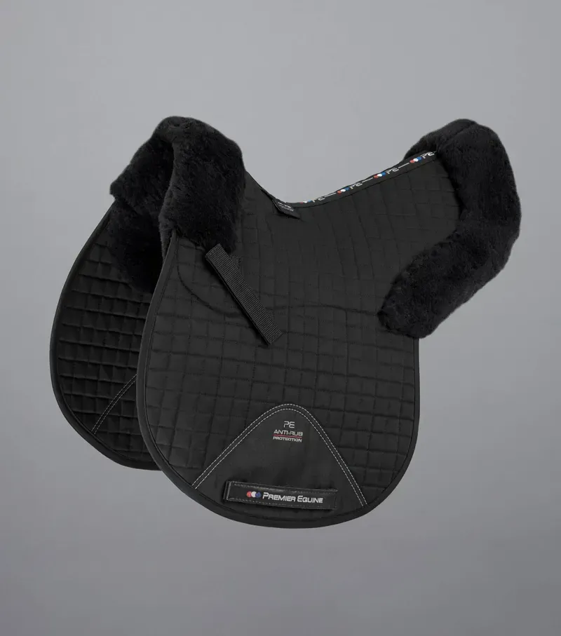 Premier Equine Merino Wool GP/Jump Numnah - Black/Black