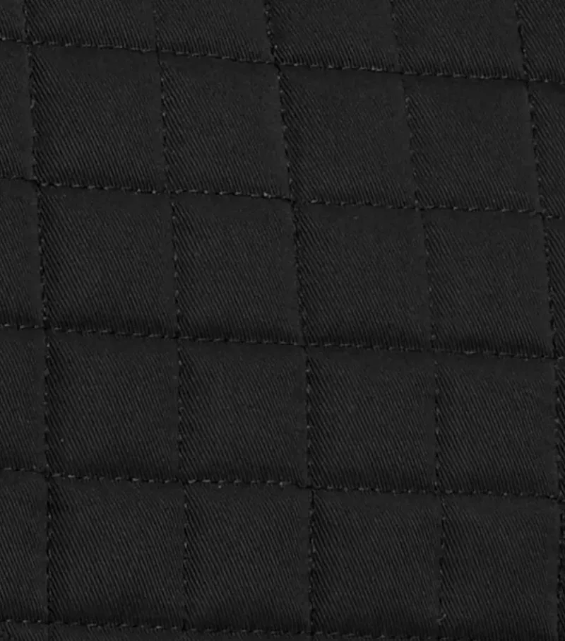 Premier Equine Merino Wool GP/Jump Numnah - Black/Natural Wool-3