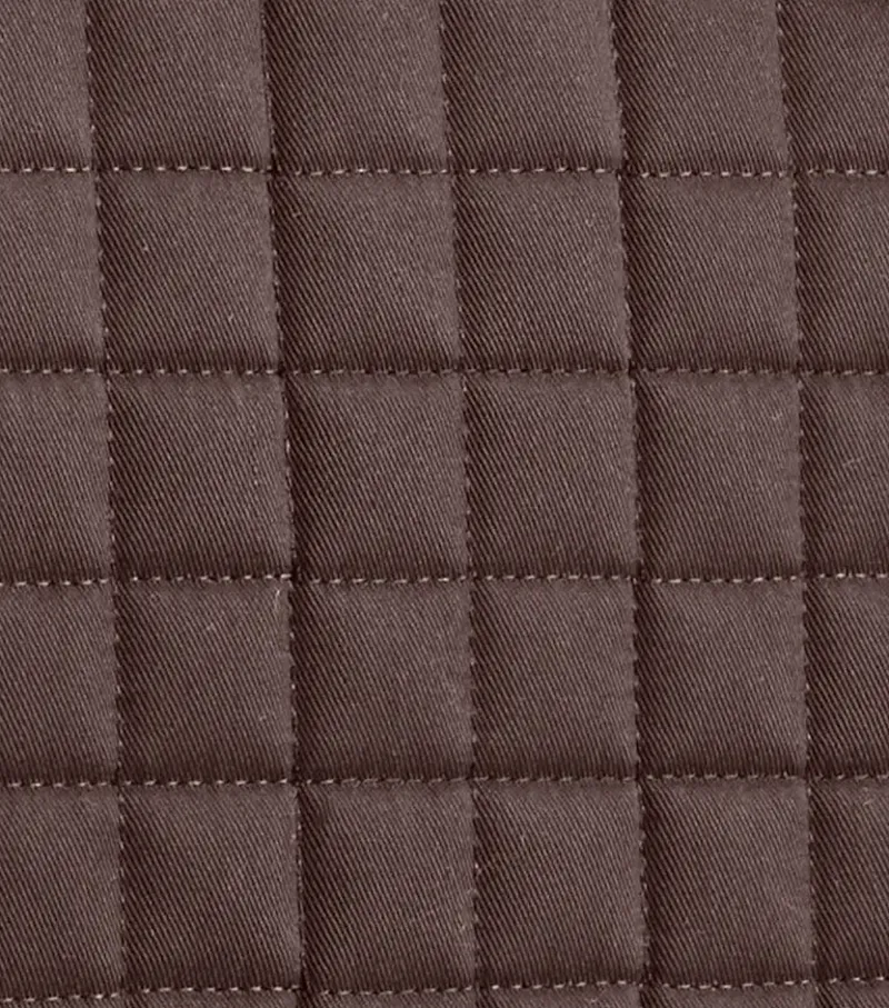 Premier Equine Merino Wool Half Pad - Brown/Brown Wool-3