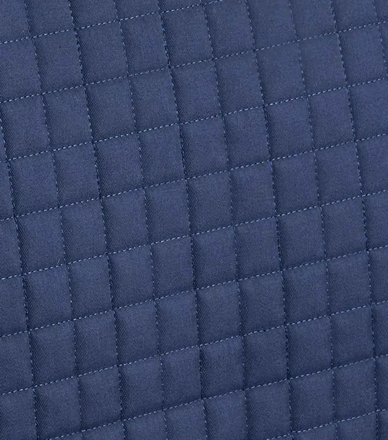 Premier Equine Merino Wool Half Pad - Navy/Natural Wool-3