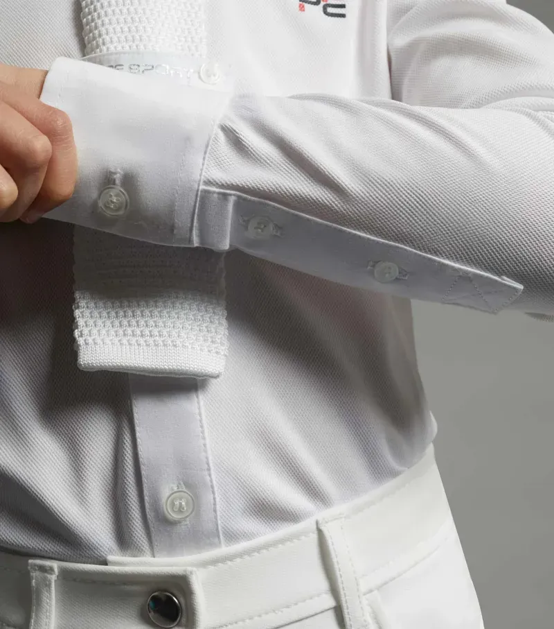 Mini Giulio Boy's Long Sleeve Show Shirt - White-4