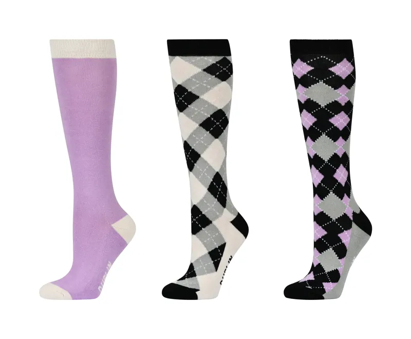 Dublin 3 Pack Socks - Mono Highlands