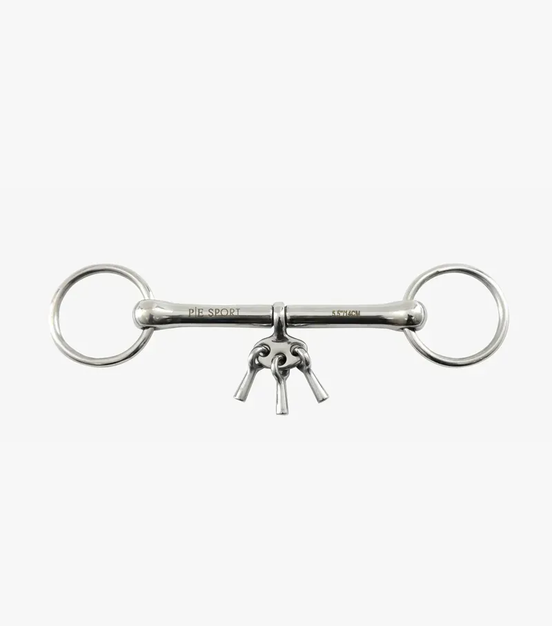 Premier Equine Mouthing Bit With Keys - Silver