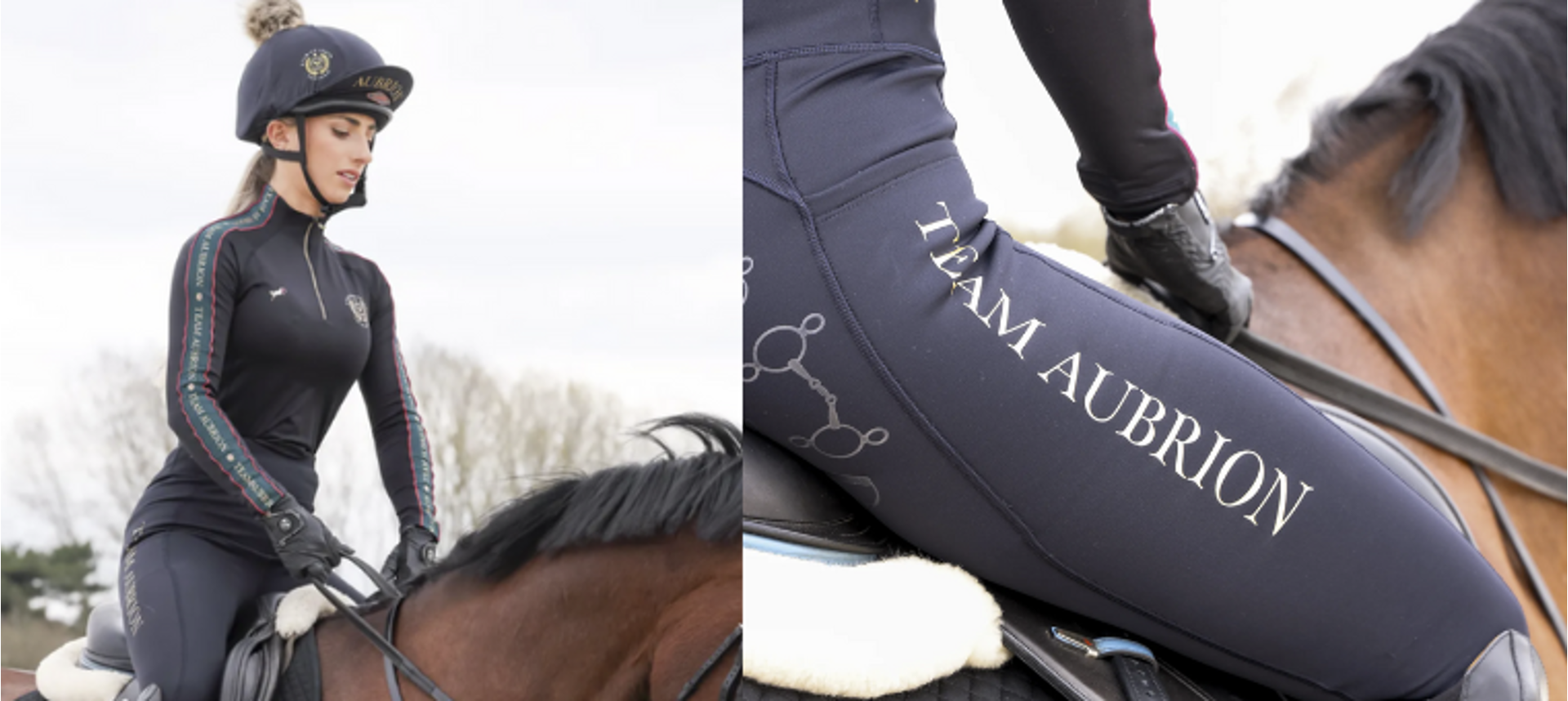 aubrion riding tights at hatton park saddlery