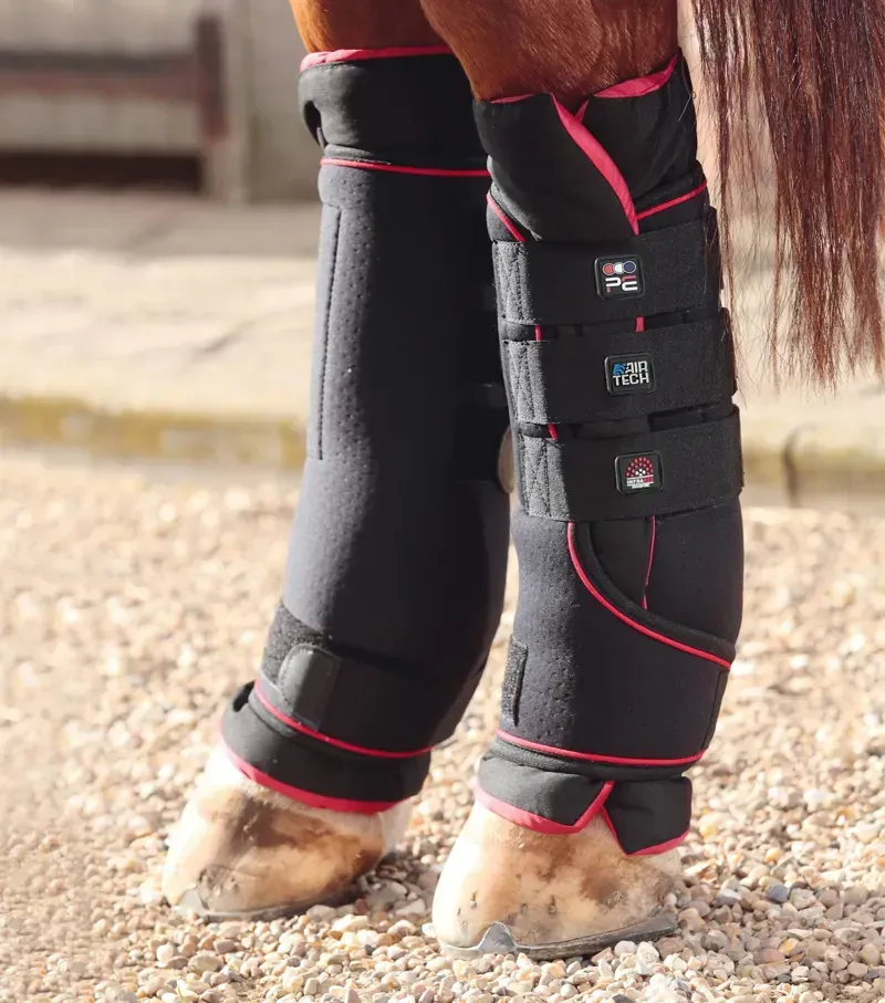 Premier Equine Nano-Tec Infrared Boot Wraps Inc Liners - Black-2