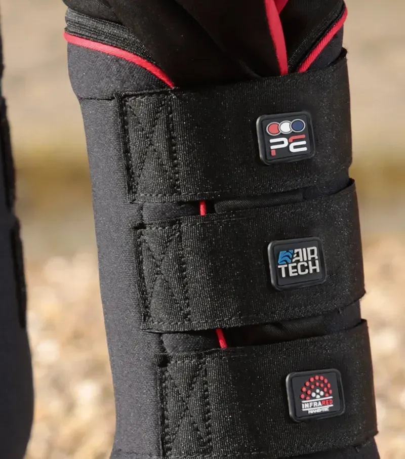 Premier Equine Nano-Tec Infrared Boot Wraps Inc Liners - Black-3