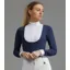 Premier Equine Ladies Navarra Long Sleeve Competition Shirt - Navy