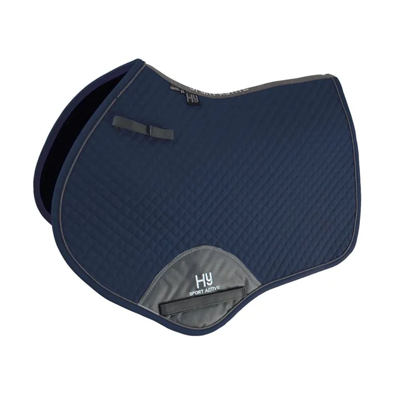 Hy Sport Active Close Contact Saddle Pad - Midnight Navy