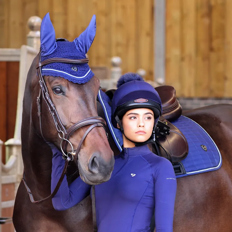 Shires ARMA Classic GP Saddlecloth - Navy-5