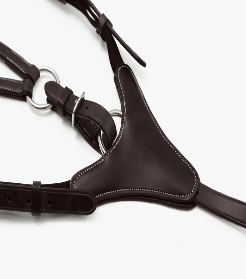 Premier Equine Norbello Hunter Breastplate - Brown-5