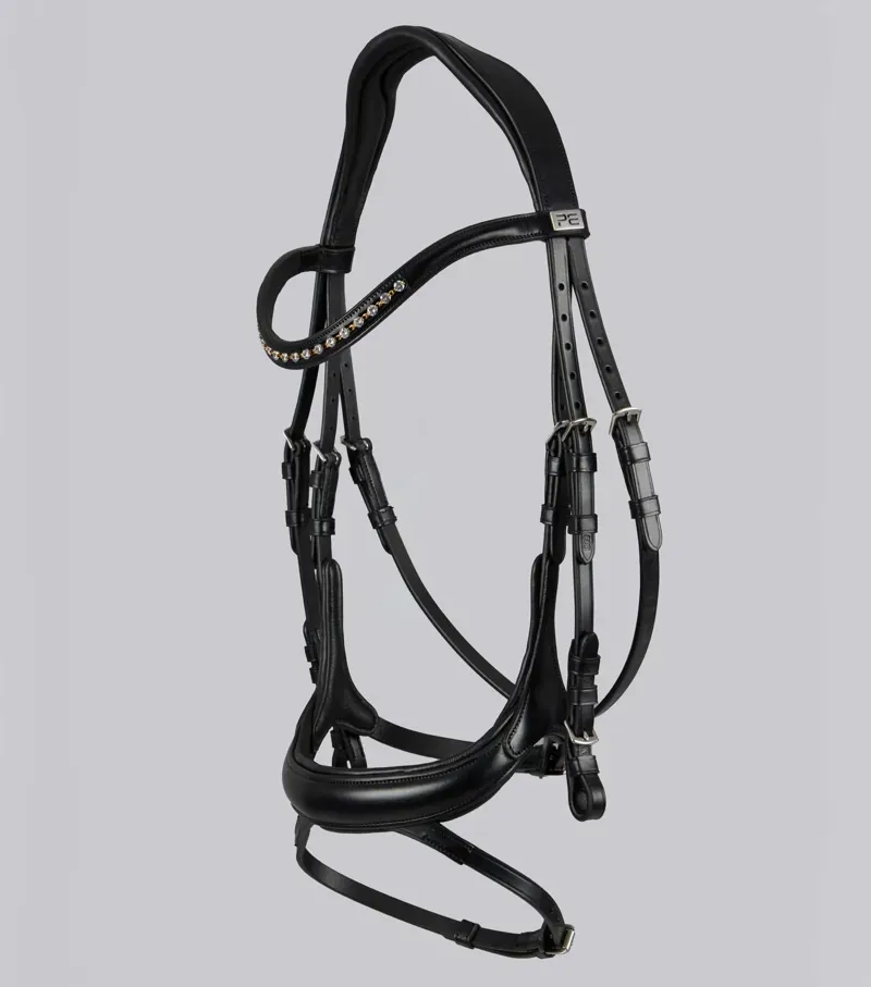 Premier Equine Palazzo Anatomical Bridle - Black-4