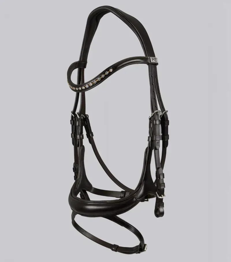 Premier Equine Palazzo Anatomical Bridle - Brown-4