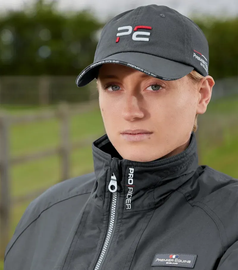 Premier Equine Baseball Cap - Anthracite Grey-1