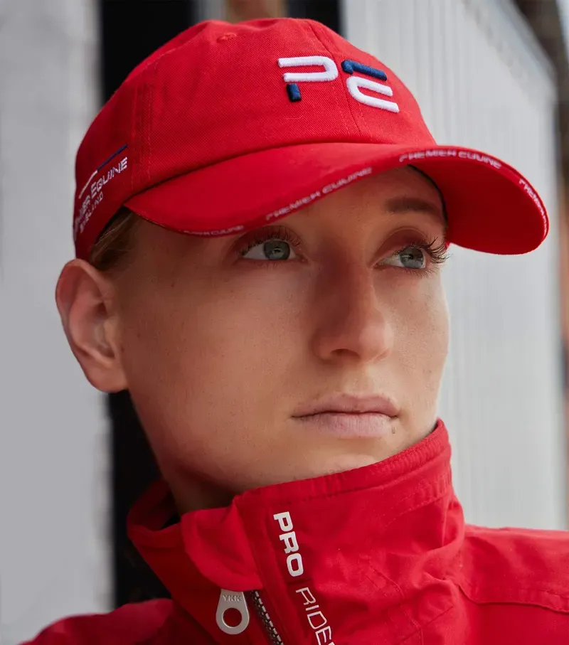 Premier Equine Baseball Cap - Red-1